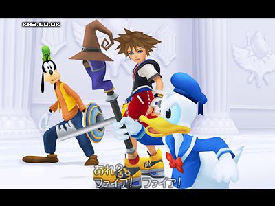 Sora, Donald, and Goofy